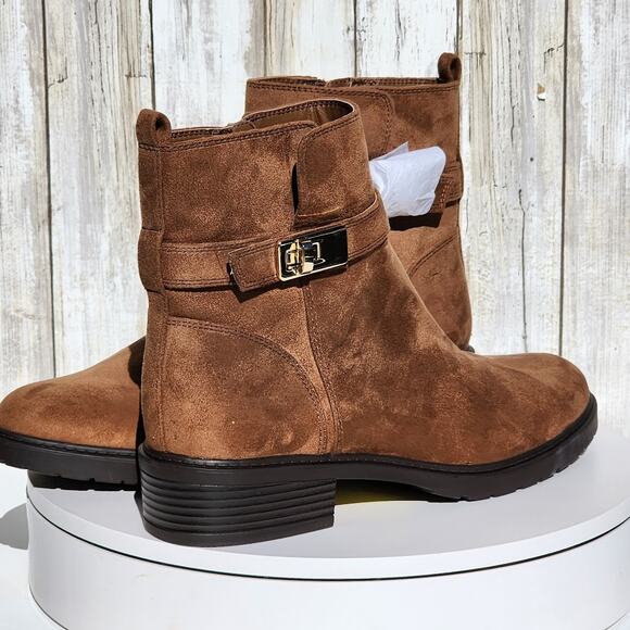 NEW - Giani Bernini Women's Becca Memory Foam Buckled Booties - Size 9.5 M - Picture 4 of 12